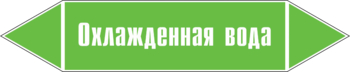 Маркировка трубопровода "охлажденная вода" (пленка, 252х52 мм) - Маркировка трубопроводов - Маркировки трубопроводов "ВОДА" - ohrana.inoy.org